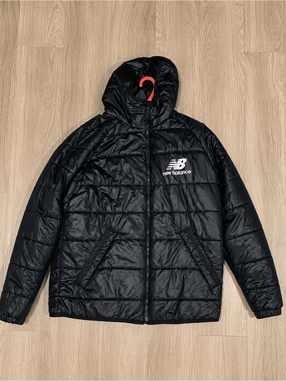 New Balance Athletics Winterized Puffer Jacket Black Men’s L